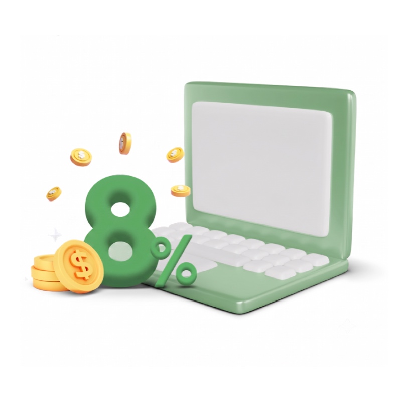 bonus interest rate of 8% p.a. Online Investment Services Subscription Offer