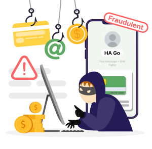 Beware of HA Go Phishing SMS Messages