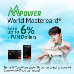 MMPOWER World Mastercard Earn up to 6% +FUN Dollars  (Opens in a new window)