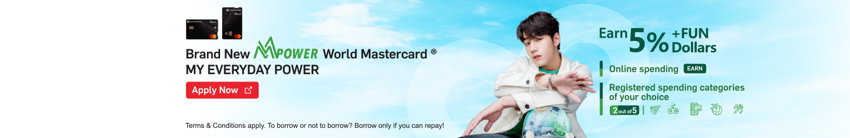 Brand New MMPOWER World Mastercard® Flash Welcome Offer Enjoy up to $1,200 +FUN Dollars (Opens in a new window)