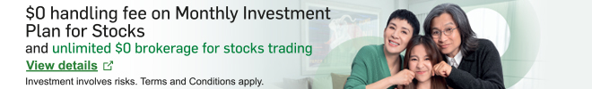 $0 handling fee on Monthly Investment Plan for Stocks and unlimited $0 brokerage for stocks trading. View details. Opens in a new window