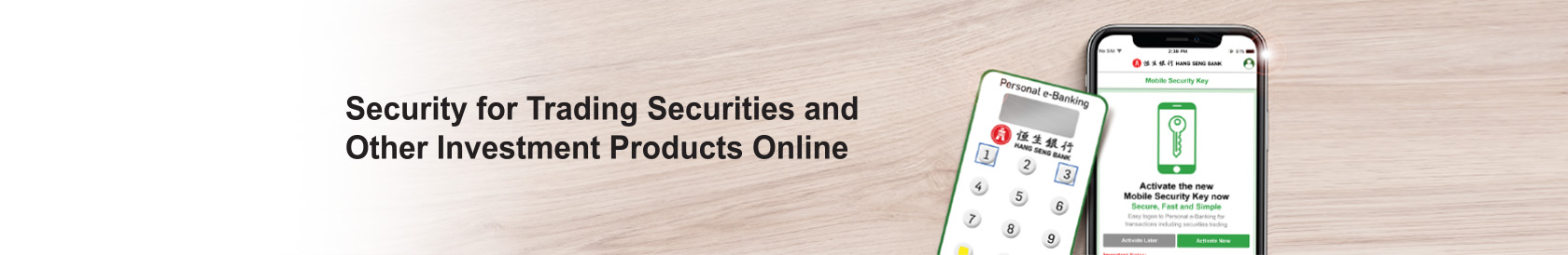 Security for Trading Securities and Other Investment Products Online
