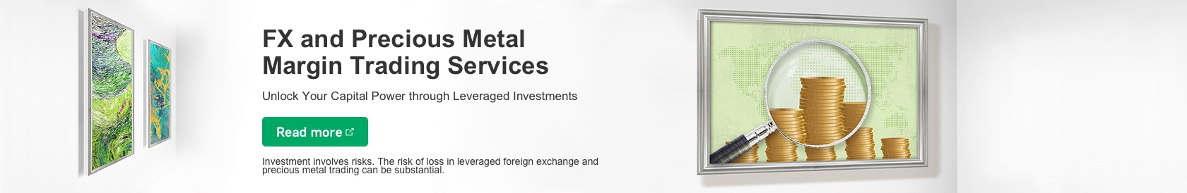 Read more, FX and Precious Metal Margin Trading Services