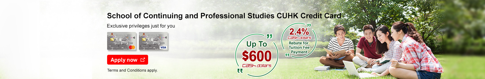 School of  Continuing and Professional Studies CUHK Credit Card