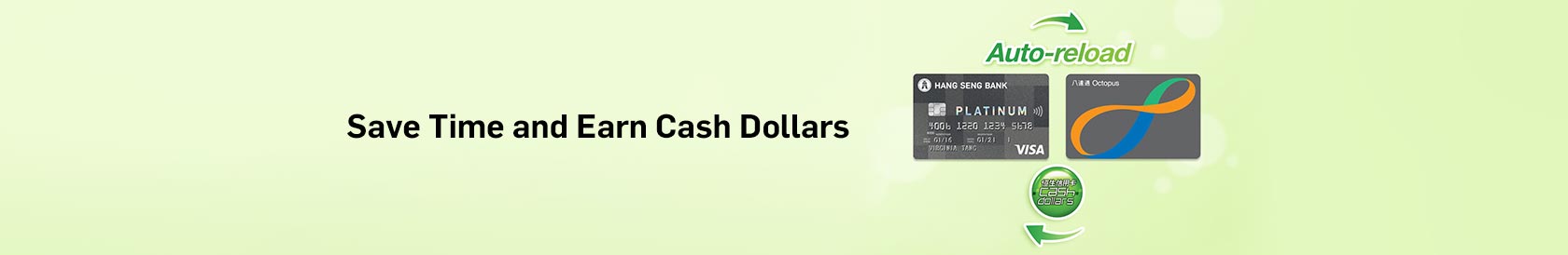 Hang Seng Credit Card Octopus Automat Add Value Service