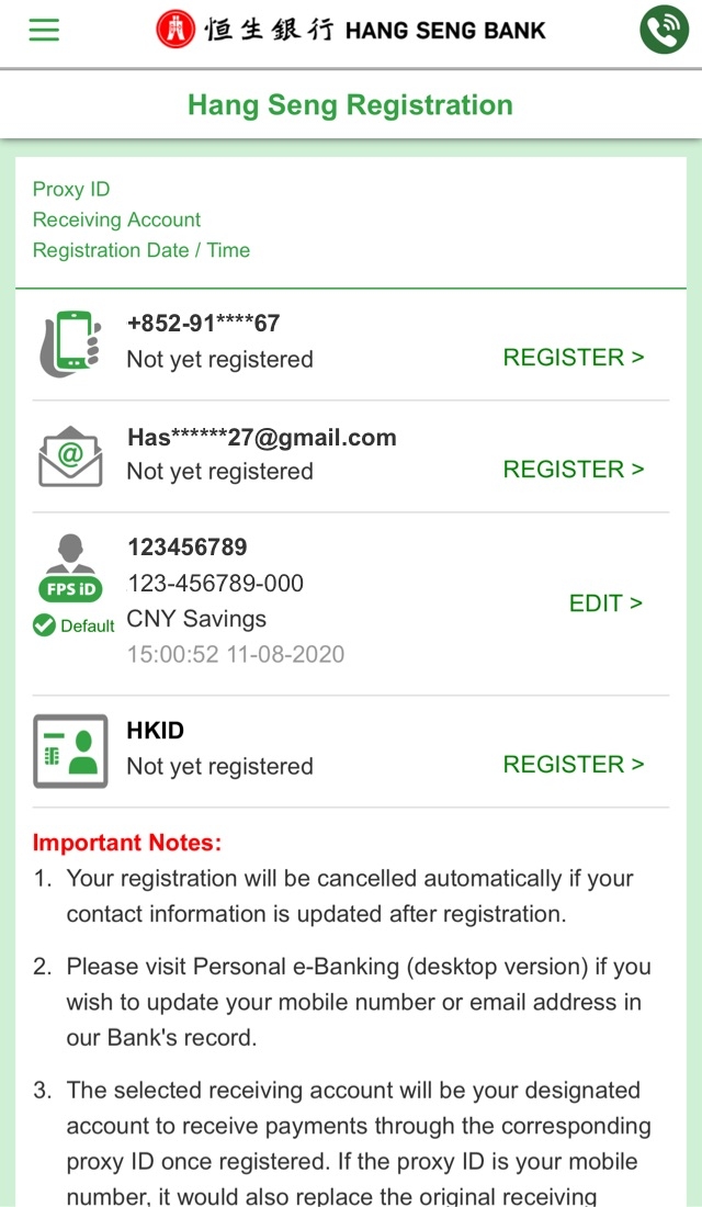 Faster Payment System Fps Hang Seng Bank