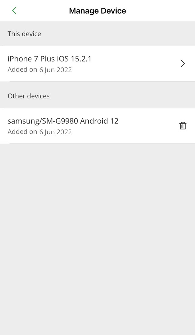 Mobile Security Key and Biometric Authentication Hang Seng Bank