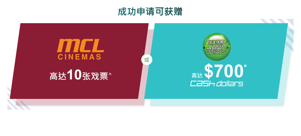 MPOWER卡迎新优惠 - 高達$700 Cash Dollars或高達10 MCL戏票