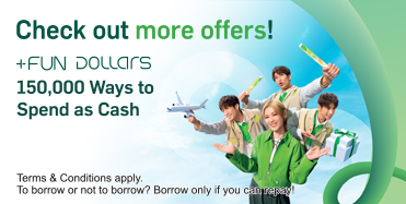 View details, Hang Seng Credit Card +FUN Dollars 150,000 Ways to Spend as Cash! Opens in a new window
