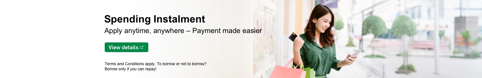 Credit Card Spending Instalment Split your bills and enjoy spending