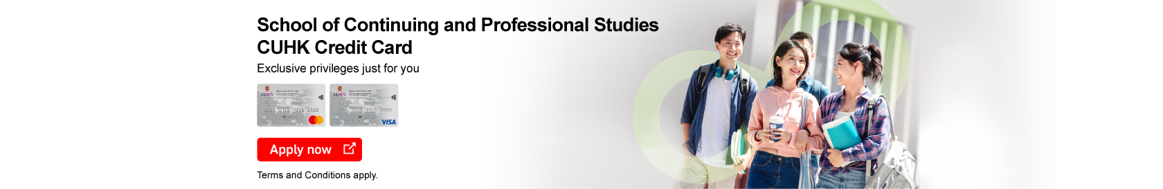 School of  Continuing and Professional Studies CUHK Credit Card