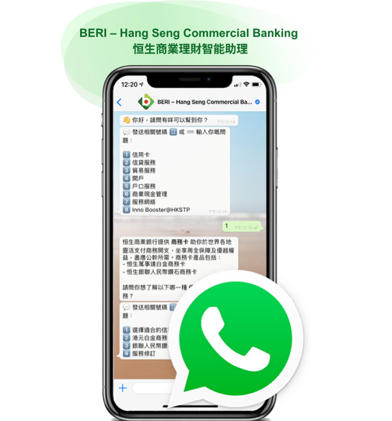  B E R I on WhatsApp 