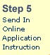 Step 5, Send In Online Application Instruction